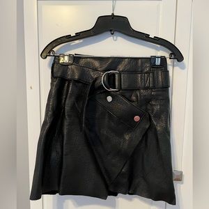 Zara leather mini